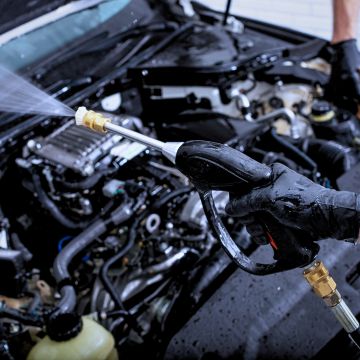 Lavagem de motor